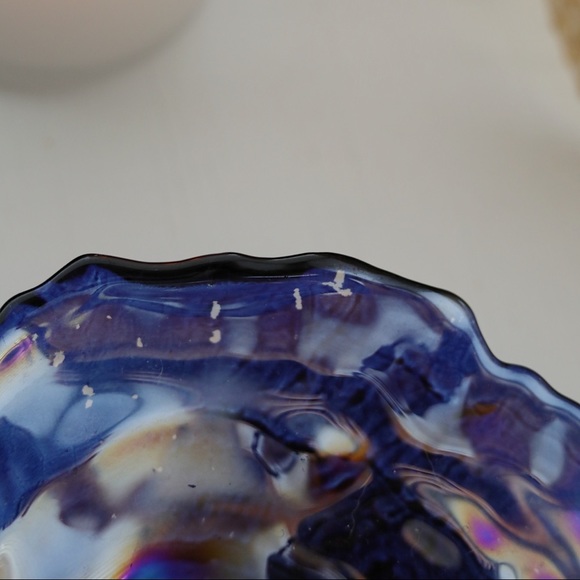 Blue Iridescent Glass Catch-All - Picture 7 of 9